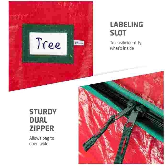 Red Christmas Tree Storage Bag - Picture 2 of 5